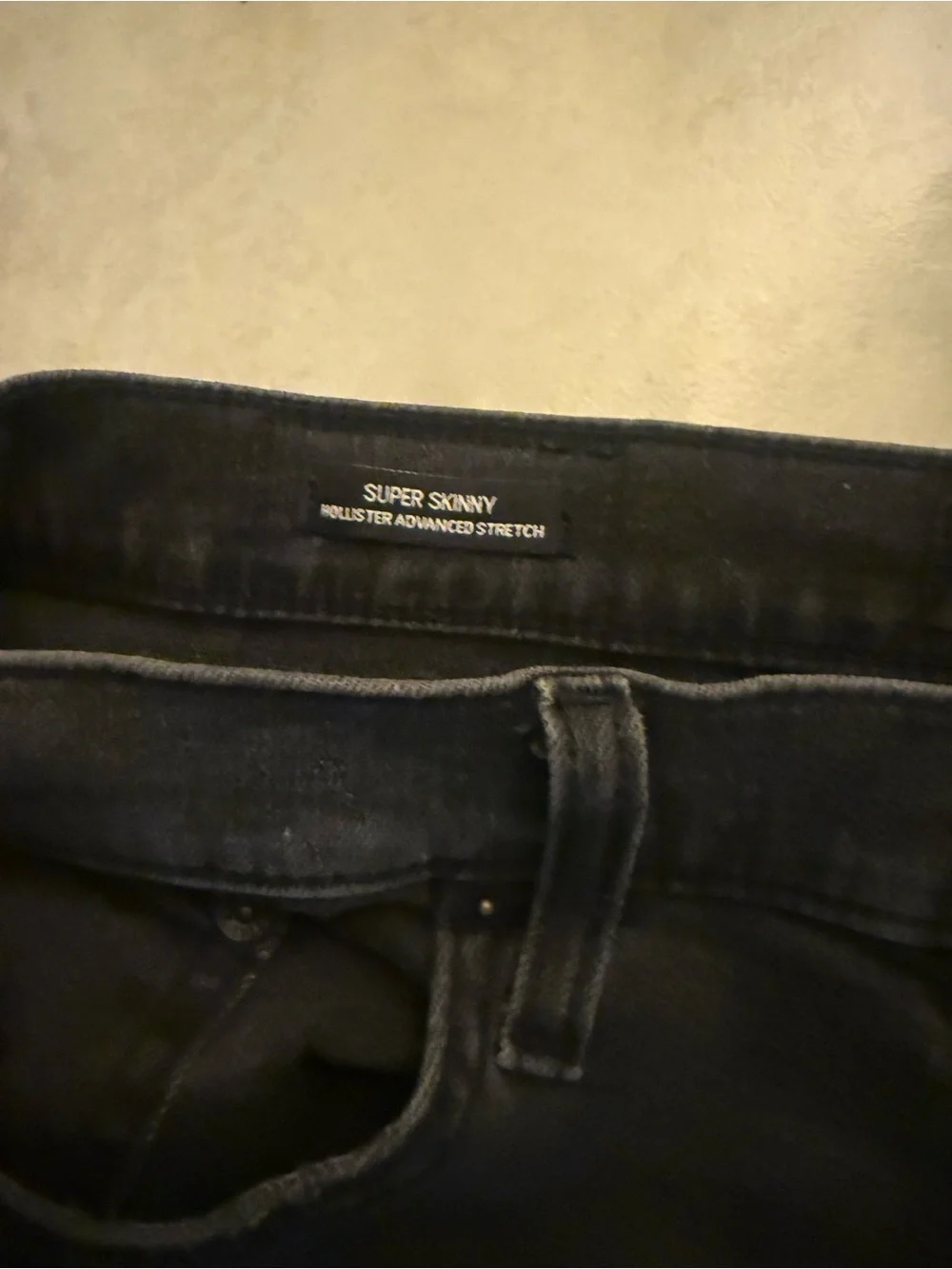 Hollister black slim